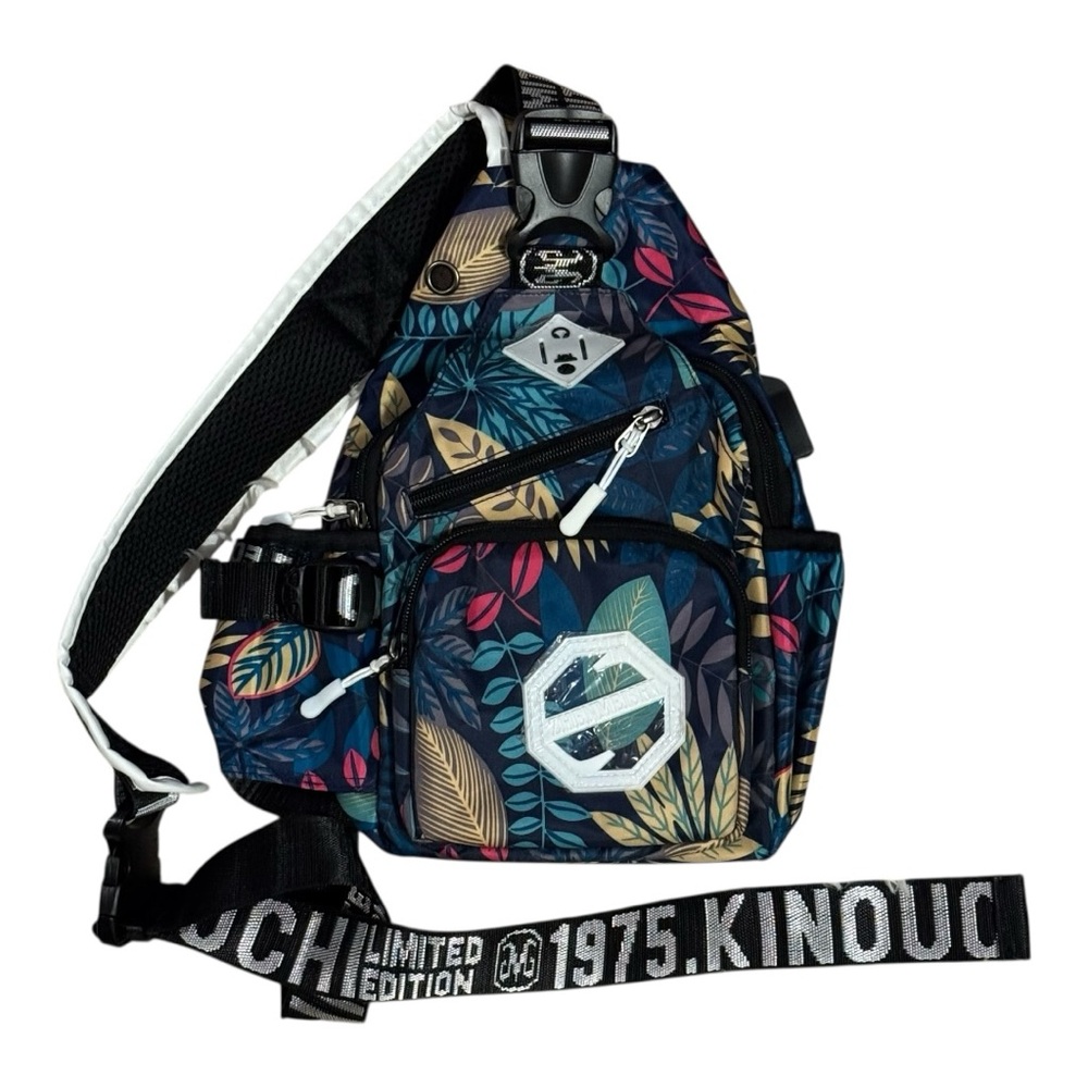 1975 Limited Edition Leaf Print Shoulder Bag - Multicolor